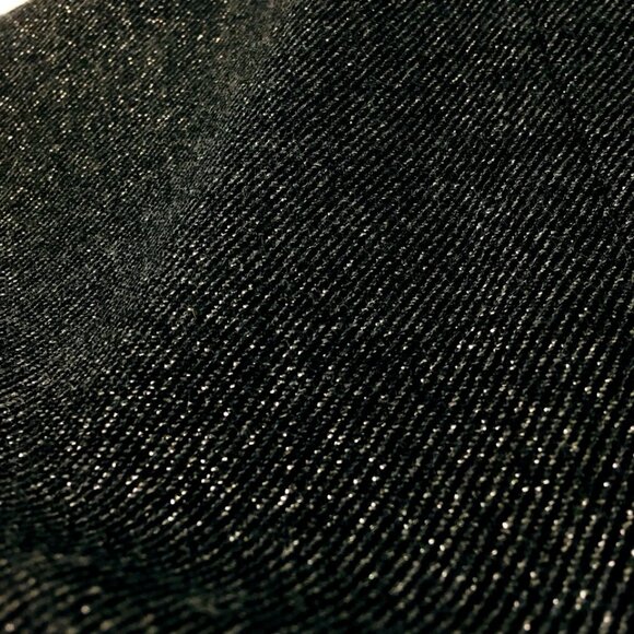 Ann Taylor Wool Blend Skirt Sz 8 Black/Gold Tweed Straight Pleated Pockets - Picture 5 of 8